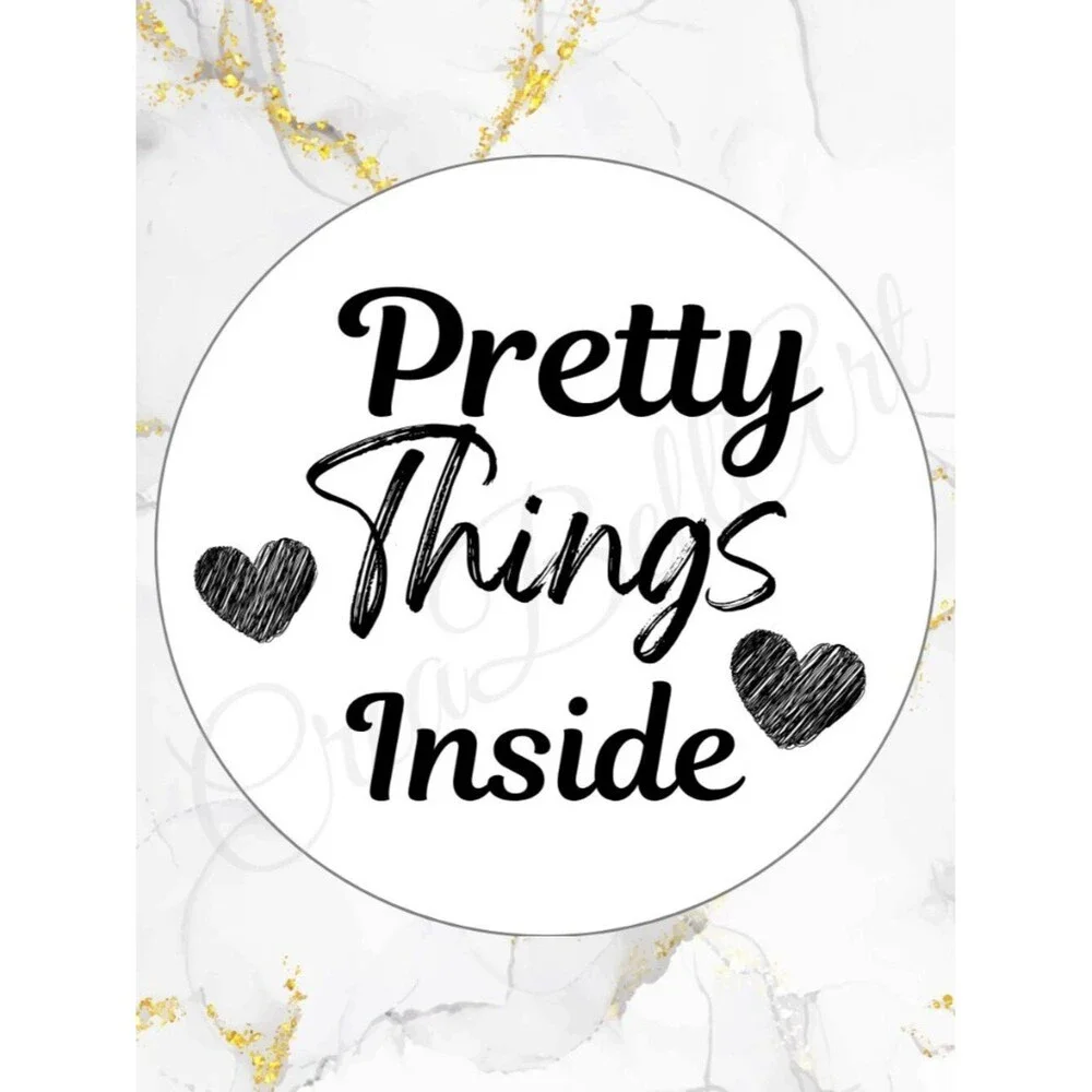 100 Thank you Stickers | Pretty Things Inside